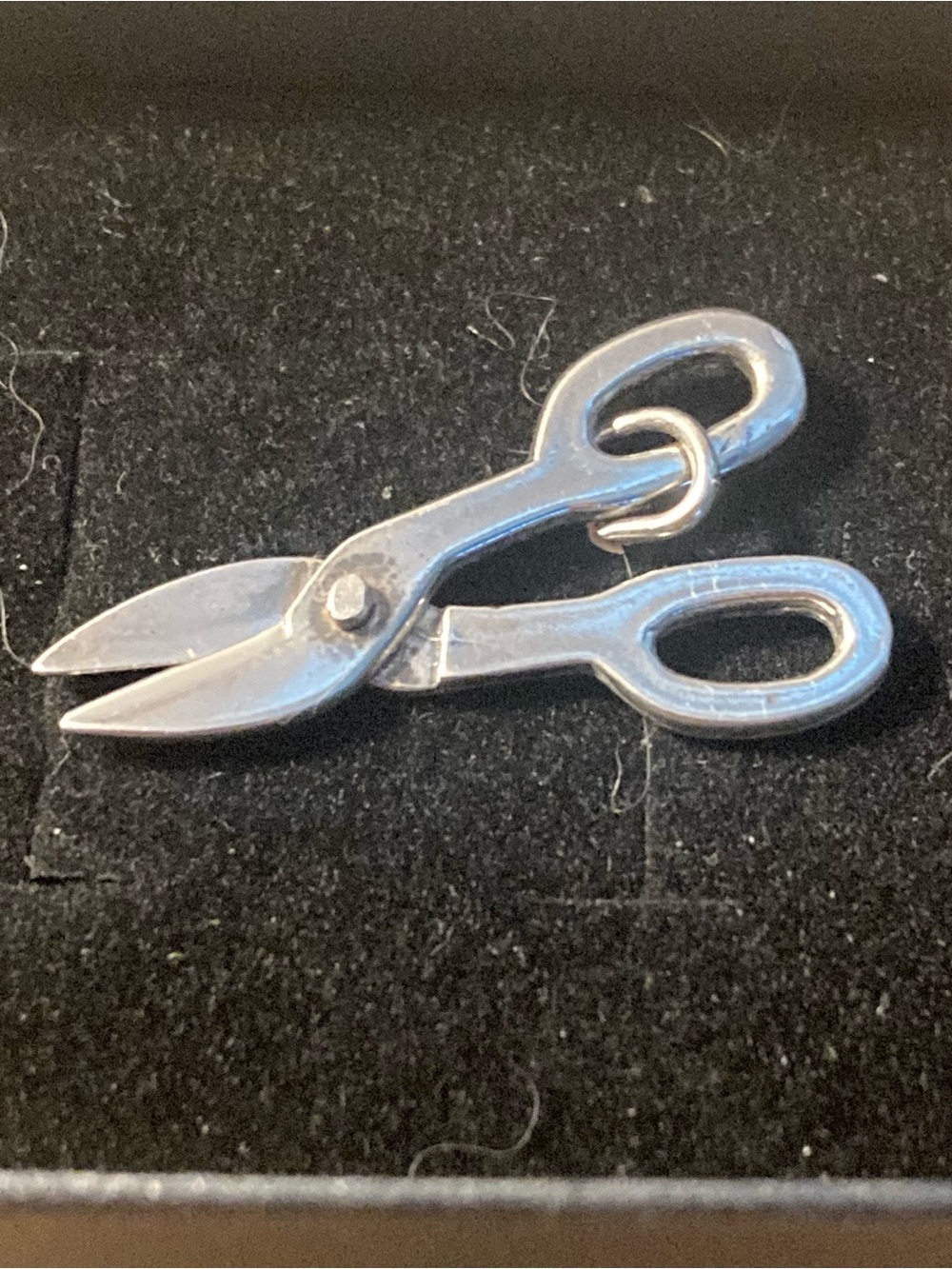 Sterling Silver Scissors Charm